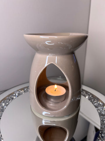 Large Grey Wax Burner